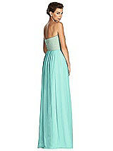 Rear View Thumbnail - Coastal & Metallic Gold After Six Bridesmaid Dress 6749