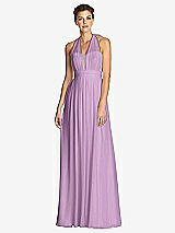 Front View Thumbnail - Enchanted & Metallic Gold After Six Bridesmaid Dress 6749