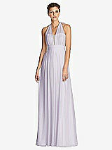 Front View Thumbnail - Moondance & Metallic Gold After Six Bridesmaid Dress 6749