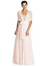 Alt View 3 Thumbnail - Blush & Metallic Gold After Six Bridesmaid Dress 6749