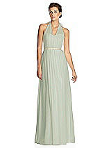 Alt View 1 Thumbnail - Celadon & Metallic Gold After Six Bridesmaid Dress 6749