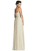 Rear View Thumbnail - Champagne & Metallic Gold After Six Bridesmaid Dress 6749