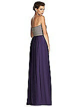 Rear View Thumbnail - Concord & Metallic Gold After Six Bridesmaid Dress 6749