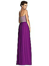 Rear View Thumbnail - Dahlia & Metallic Gold After Six Bridesmaid Dress 6749