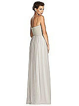 Rear View Thumbnail - Oyster & Metallic Gold After Six Bridesmaid Dress 6749