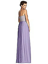 Rear View Thumbnail - Passion & Metallic Gold After Six Bridesmaid Dress 6749