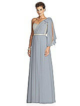 Alt View 2 Thumbnail - Platinum & Metallic Gold After Six Bridesmaid Dress 6749