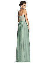 Rear View Thumbnail - Seagrass & Metallic Gold After Six Bridesmaid Dress 6749