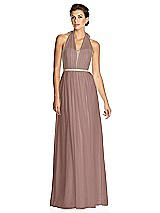 Alt View 1 Thumbnail - Sienna & Metallic Gold After Six Bridesmaid Dress 6749