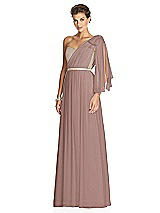 Alt View 2 Thumbnail - Sienna & Metallic Gold After Six Bridesmaid Dress 6749