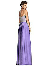 Rear View Thumbnail - Tahiti & Metallic Gold After Six Bridesmaid Dress 6749