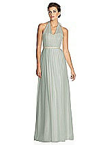 Alt View 1 Thumbnail - Willow Green & Metallic Gold After Six Bridesmaid Dress 6749