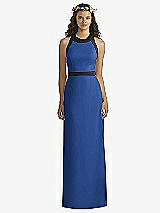 Front View Thumbnail - Classic Blue & Black Social Bridesmaids Style 8163