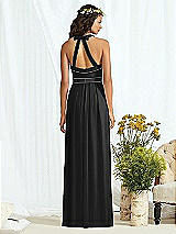 Rear View Thumbnail - Black & Black Social Bridesmaids Style 8163