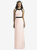 Front View Thumbnail - Blush & Black Social Bridesmaids Style 8163