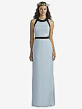 Front View Thumbnail - Mist & Black Social Bridesmaids Style 8163