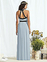 Rear View Thumbnail - Mist & Black Social Bridesmaids Style 8163