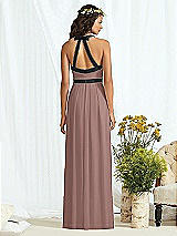 Rear View Thumbnail - Sienna & Black Social Bridesmaids Style 8163