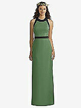 Front View Thumbnail - Vineyard Green & Black Social Bridesmaids Style 8163