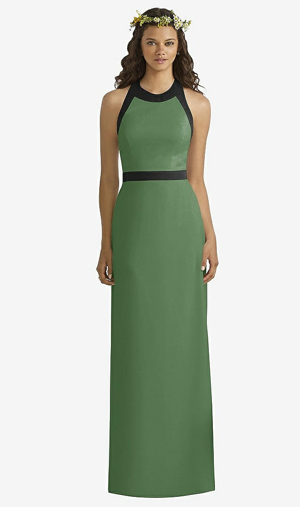 Front View - Vineyard Green & Black Social Bridesmaids Style 8163