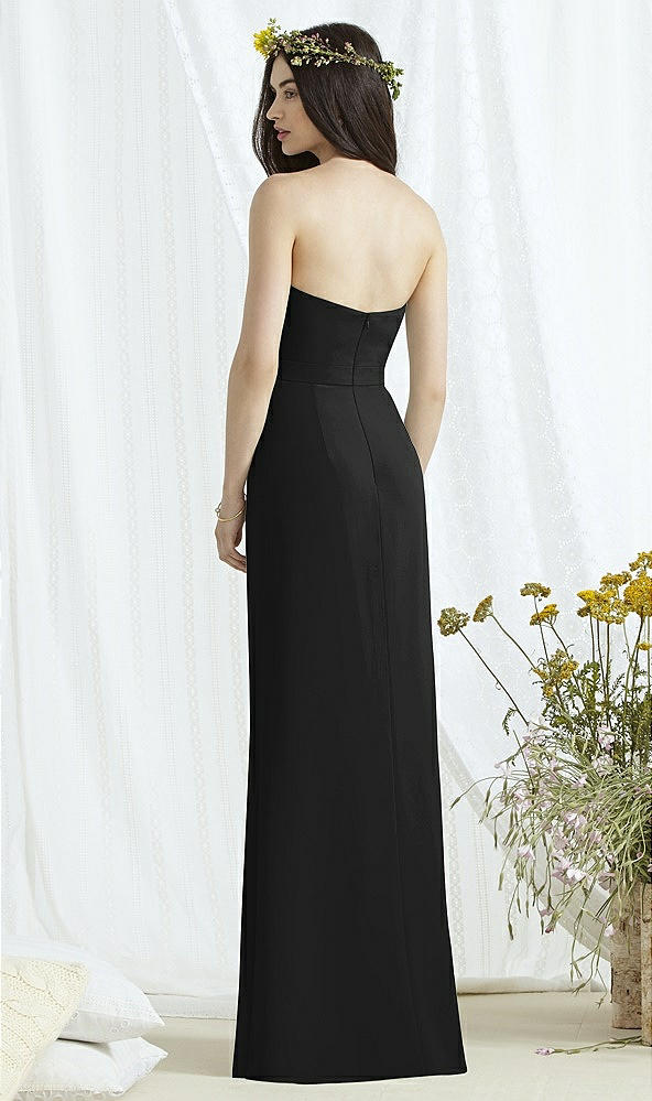 Back View - Black Social Bridesmaids Style 8165