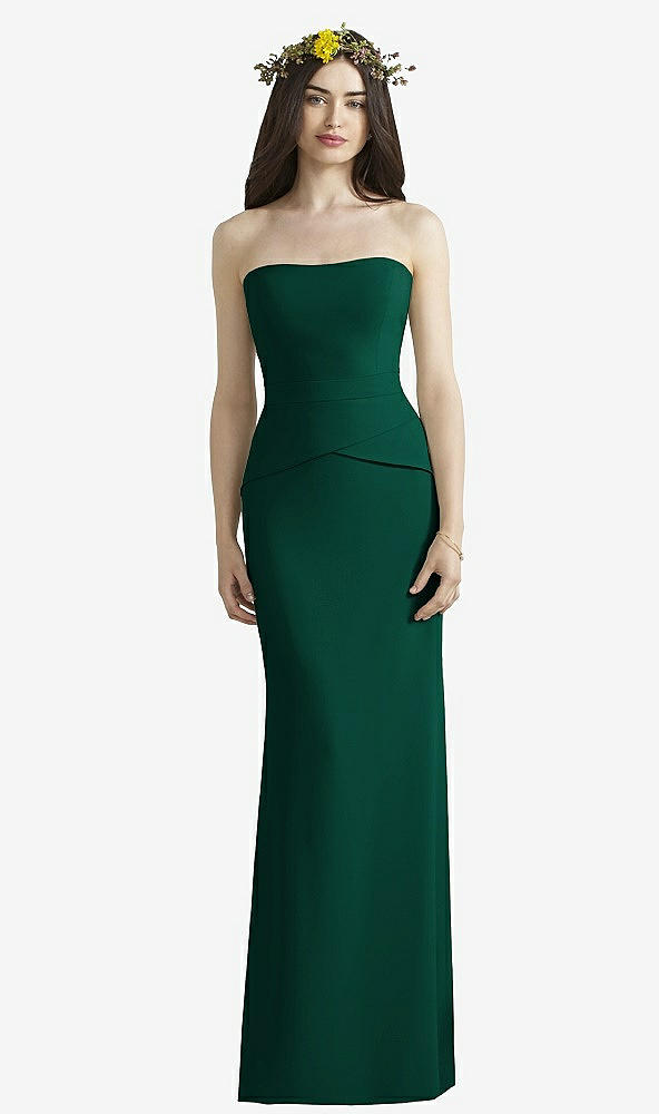 Front View - Hunter Green Social Bridesmaids Style 8165