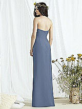 Rear View Thumbnail - Larkspur Blue Social Bridesmaids Style 8165