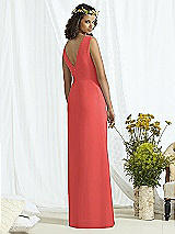 Rear View Thumbnail - Perfect Coral & Cameo Social Bridesmaids Style 8166