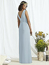 Rear View Thumbnail - Mist & Cameo Social Bridesmaids Style 8166