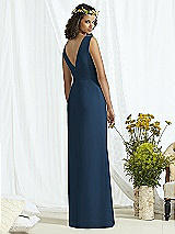 Rear View Thumbnail - Sofia Blue & Cameo Social Bridesmaids Style 8166