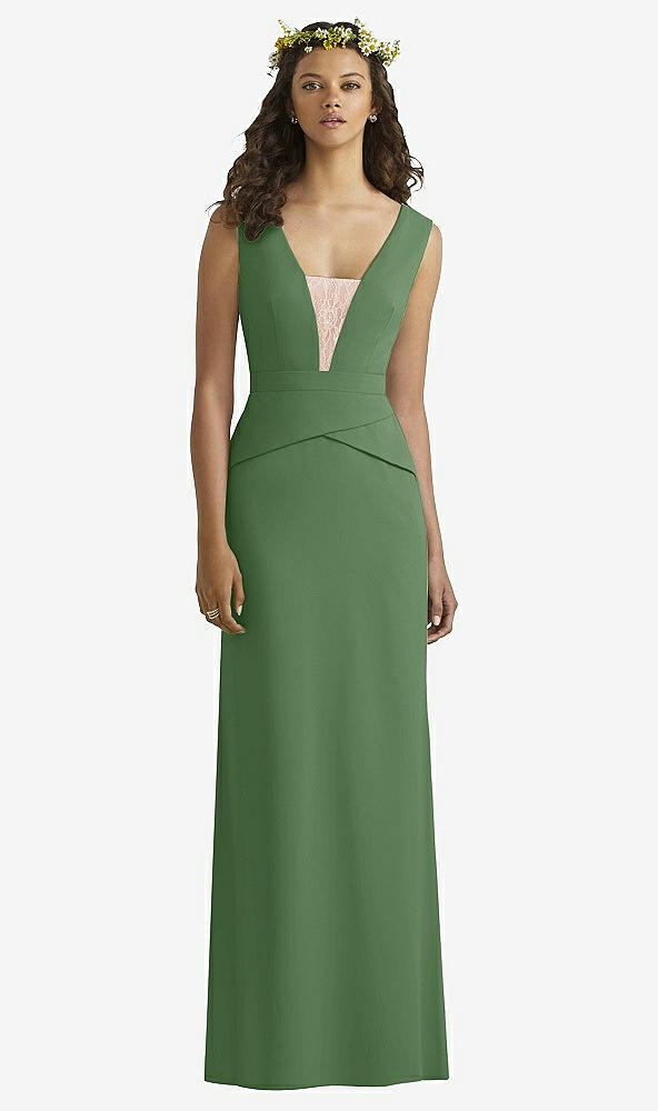 Front View - Vineyard Green & Cameo Social Bridesmaids Style 8166