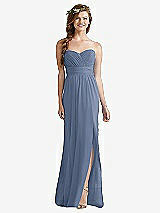 Front View Thumbnail - Larkspur Blue Social Bridesmaids Style 8167