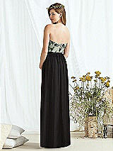 Rear View Thumbnail - Celadon & Off White Social Bridesmaids Style 8171