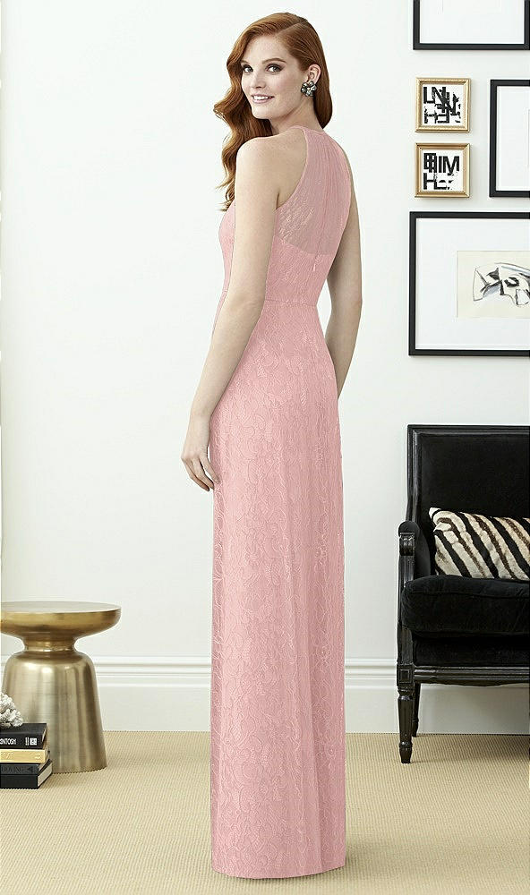 Back View - Rose - PANTONE Rose Quartz Dessy Collection Style 2953