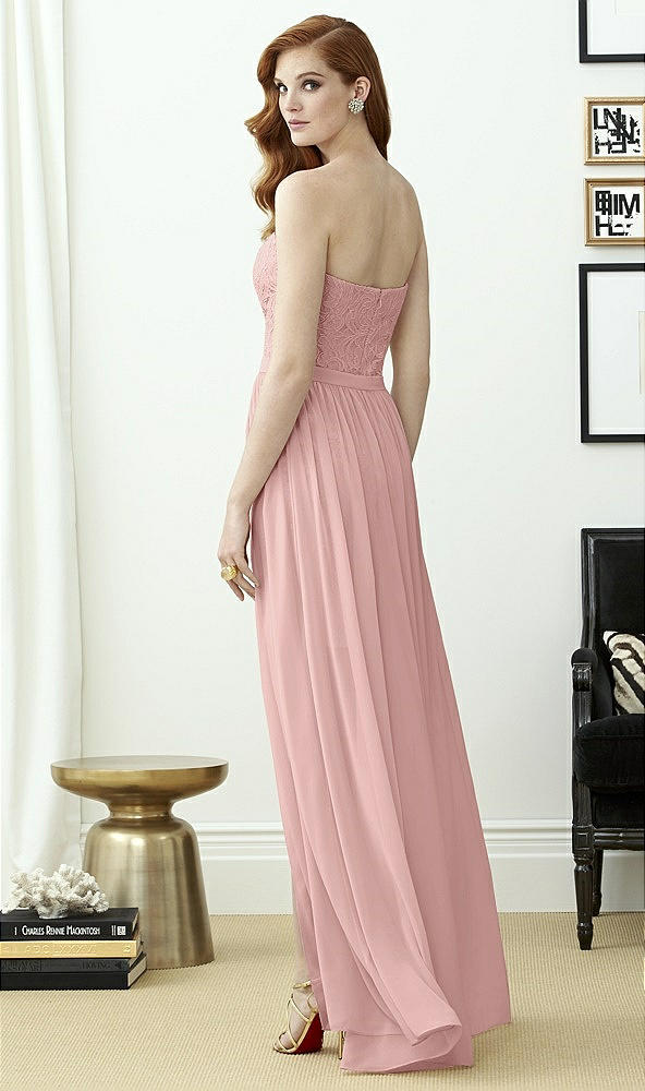 Back View - Rose Quartz Dessy Collection Style 2954