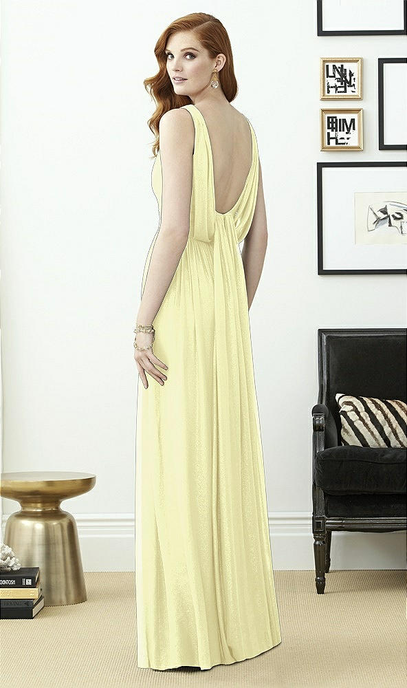 Back View - Butter Yellow Dessy Collection Style 2955