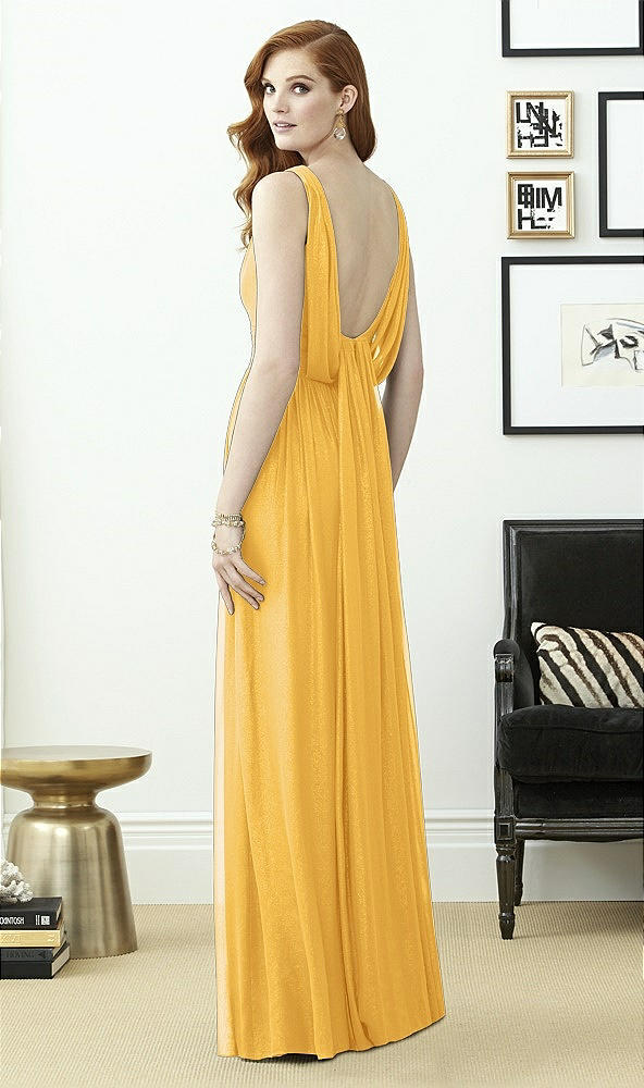 Back View - NYC Yellow Dessy Collection Style 2955