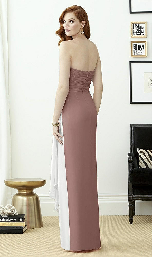 Back View - Sienna & White Dessy Collection Style 2956