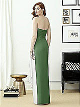 Rear View Thumbnail - Vineyard Green & White Dessy Collection Style 2956