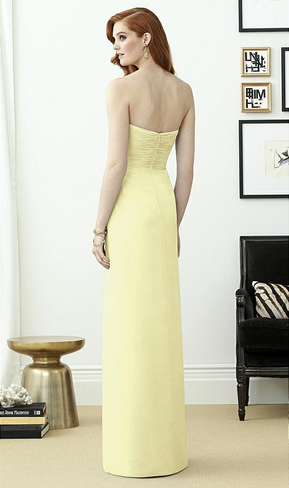 Back View - Butter Yellow Dessy Collection Style 2959