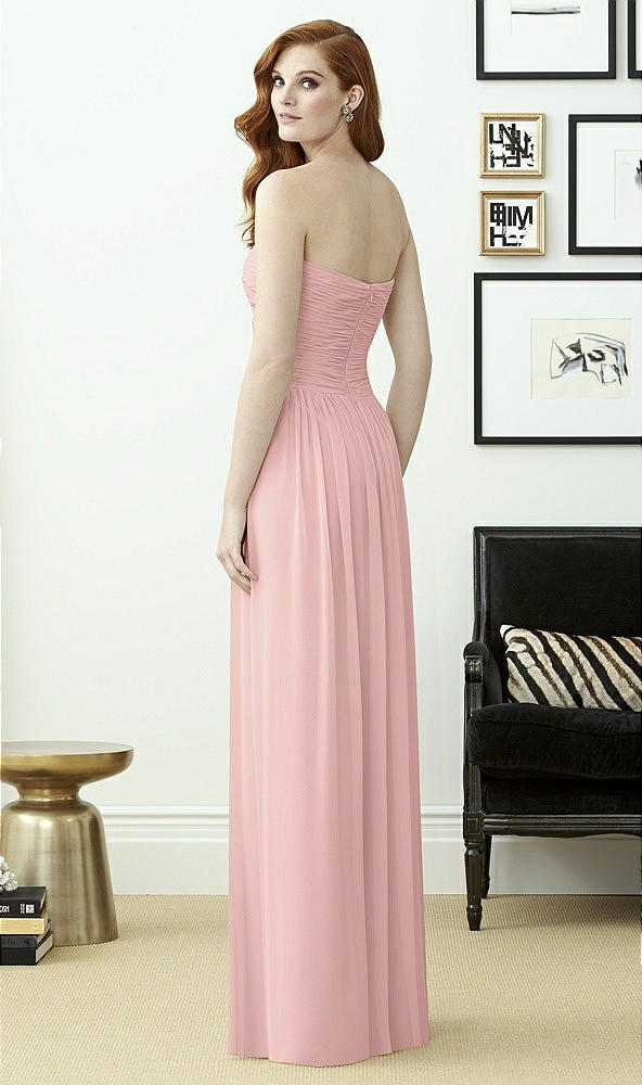 Back View - Rose - PANTONE Rose Quartz Dessy Collection Style 2961