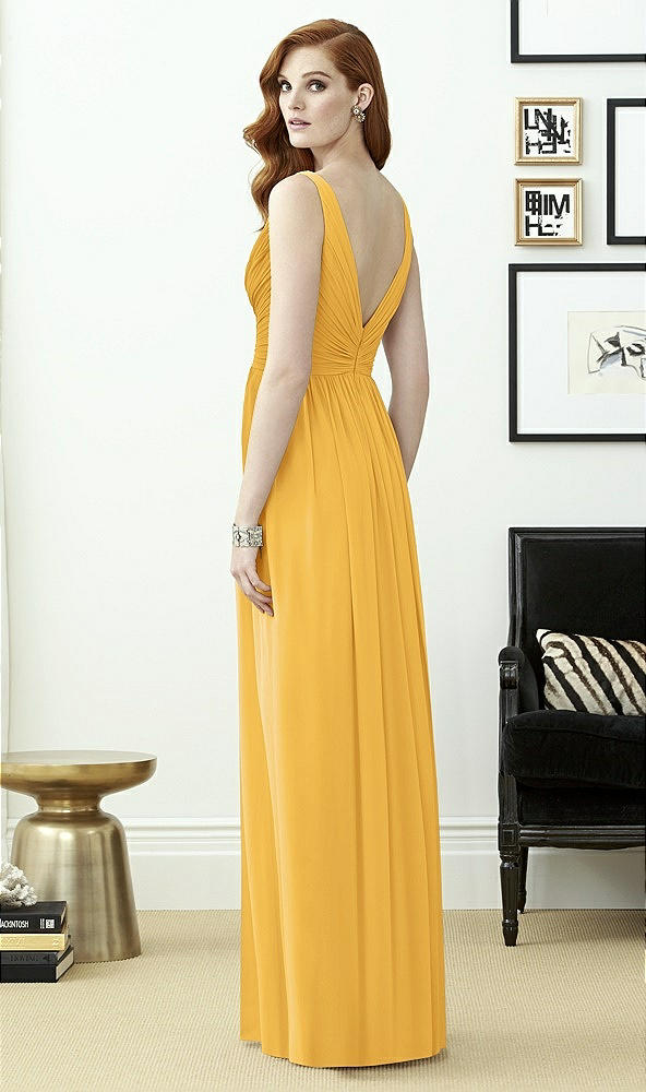 Back View - NYC Yellow Dessy Collection Style 2962