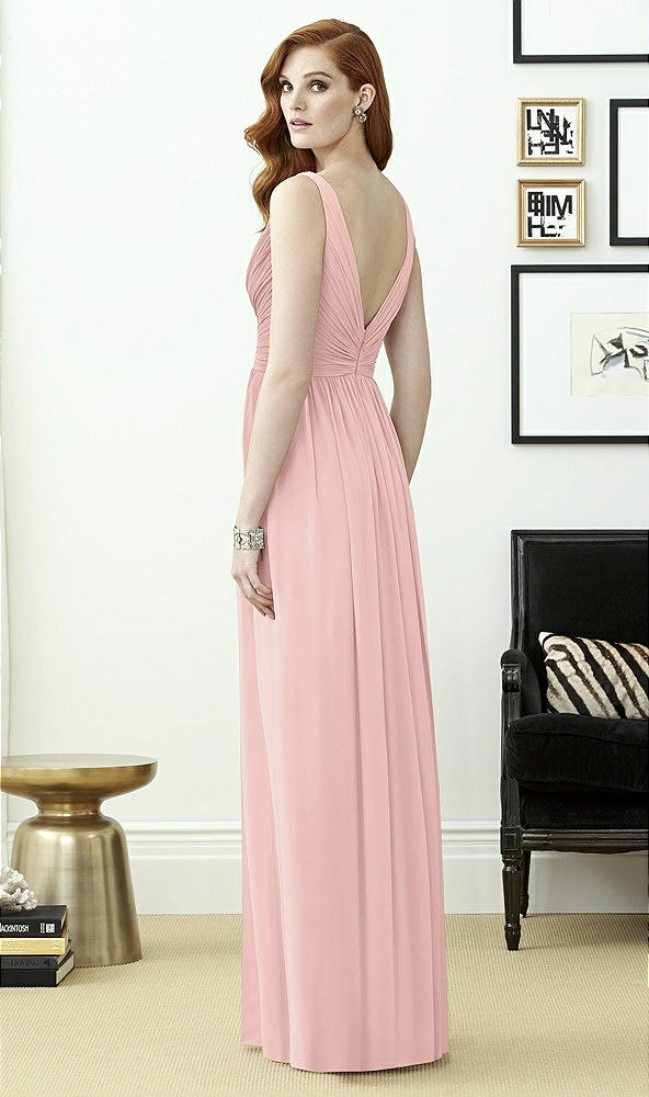 Back View - Rose Quartz Dessy Collection Style 2962