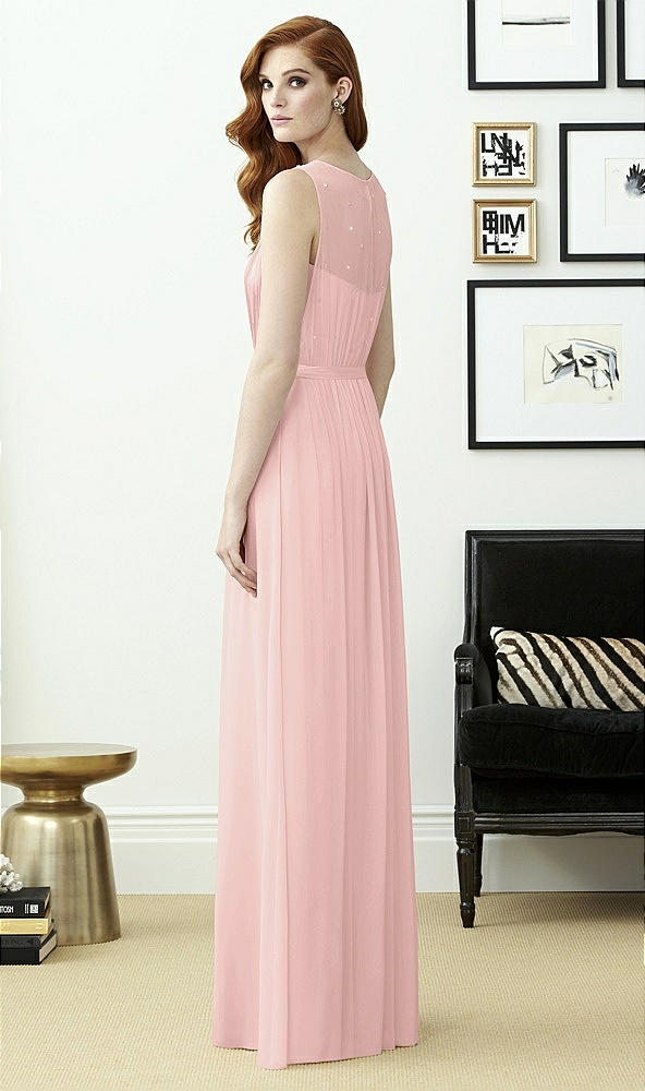 Back View - Rose - PANTONE Rose Quartz Dessy Collection Style 2963