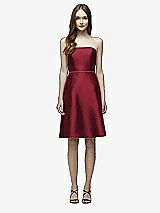 Rear View Thumbnail - Claret Lela Rose Bridesmaid Style LR232