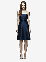 Rear View Thumbnail - Midnight Navy Lela Rose Bridesmaid Style LR232