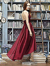 Rear View Thumbnail - Claret Lela Rose Bridesmaid Style LR233