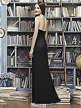 Rear View Thumbnail - Black Lela Rose Bridesmaid Style LR227