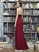 Rear View Thumbnail - Burgundy Lela Rose Bridesmaid Style LR227