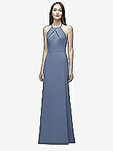 Front View Thumbnail - Larkspur Blue Lela Rose Bridesmaid Style LR227